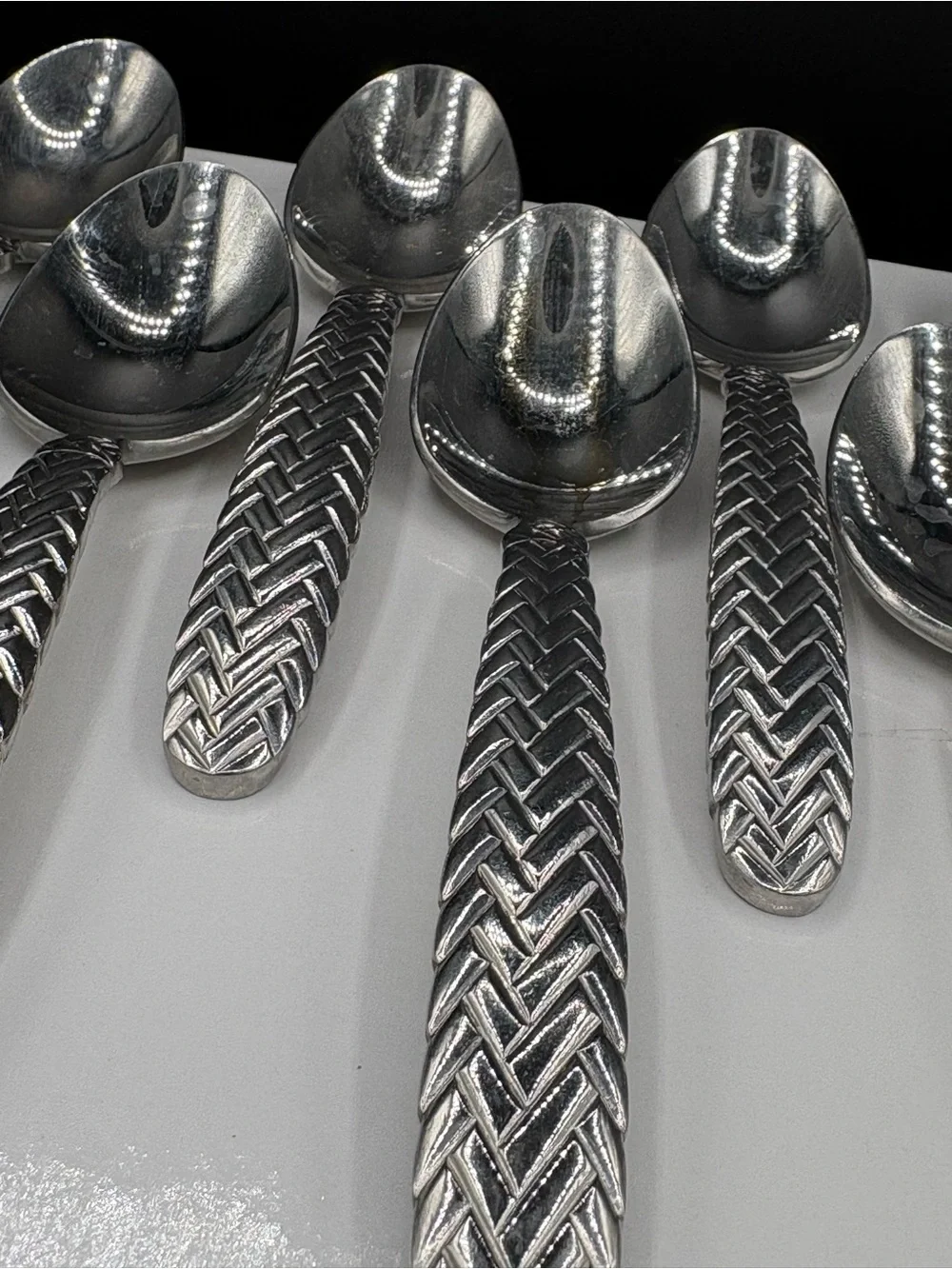 Ralph Lauren Equestrian Braid Stainless Teaspoon